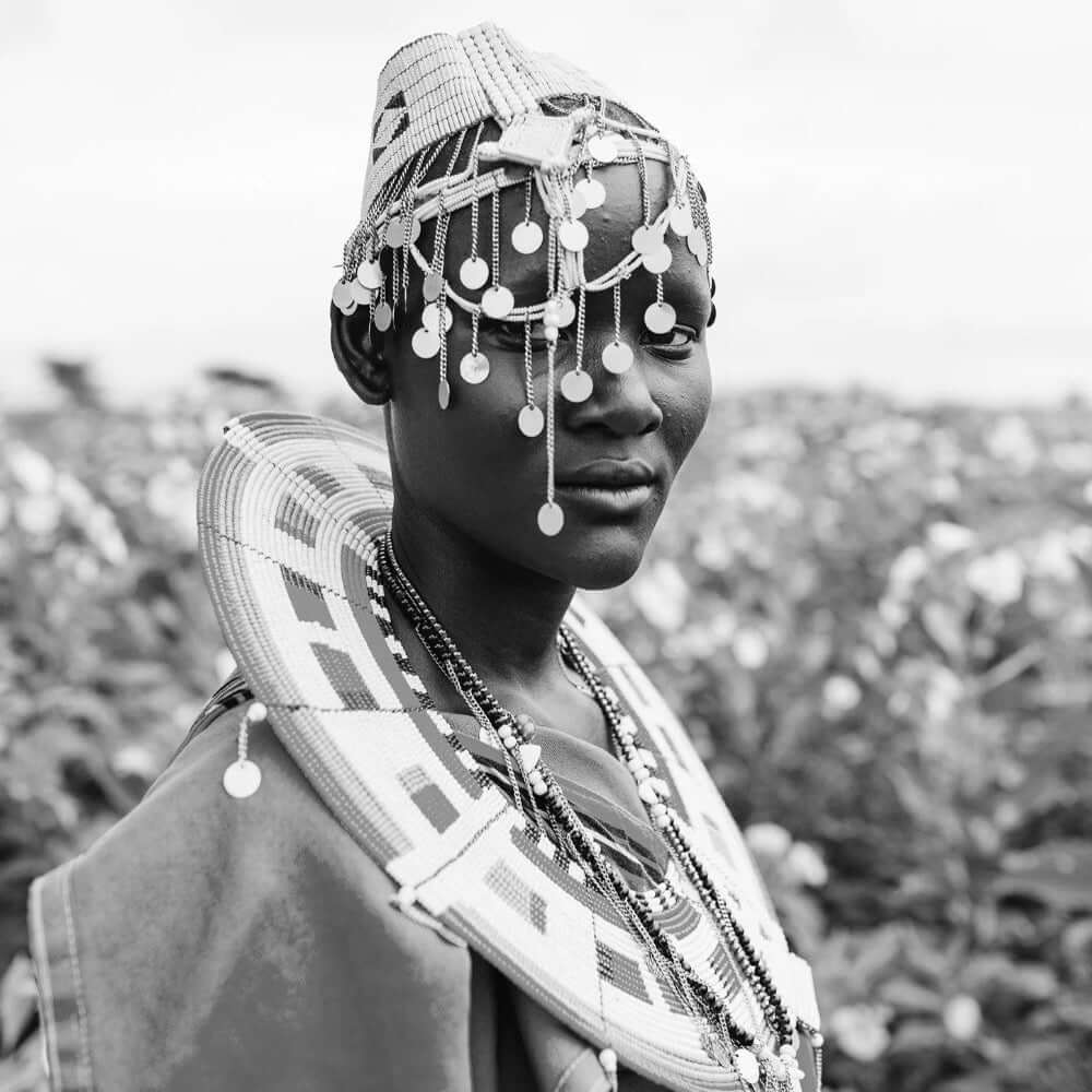 Maasai Woven Ring Cream-Pearl