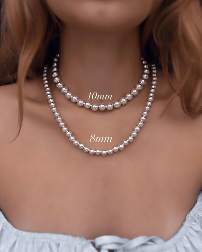 Silver Stretch Necklaces